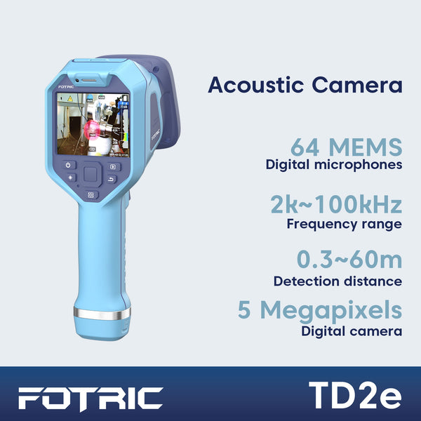 Cámara de imagen acústica FOTRIC TD2e